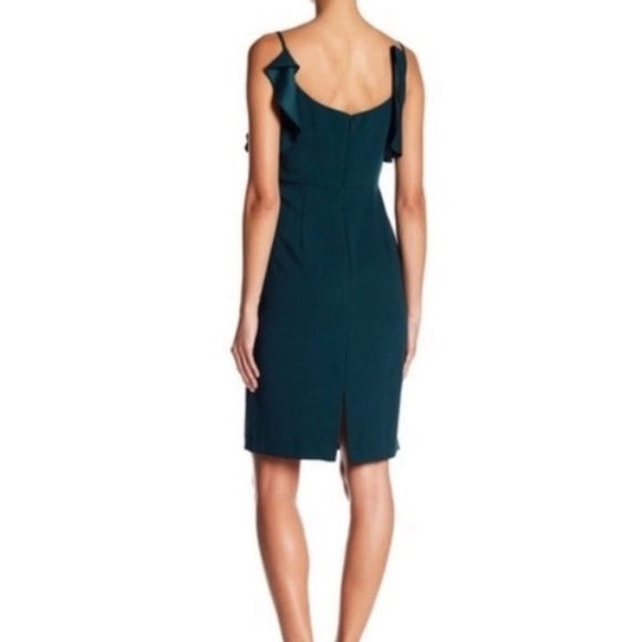 Nanette Lepore Evergreen Holiday Ruffle StrapDress - Picture 3 of 6